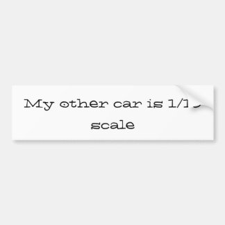 Adesivo Para Carro meu outro carro é 1/10 de escala