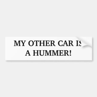 ADESIVO PARA CARRO MEU OUTRO CARRO É HUMMER!