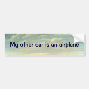 Adesivo Para Carro Meu outro carro é um avião - autocolante no vidr