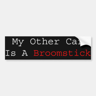Adesivo Para Carro Meu outro carro é um Broomstick
