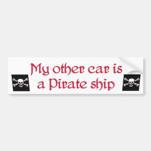 Adesivo Para Carro meu outro carro é um bumpersticker do navio de