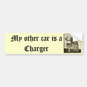 Adesivo Para Carro Meu outro carro é um carregador