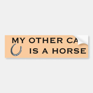 ADESIVO PARA CARRO MEU OUTRO CARRO É UM CAVALO