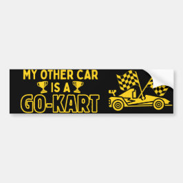 Adesivo Para Carro Meu Outro Carro É Um KART