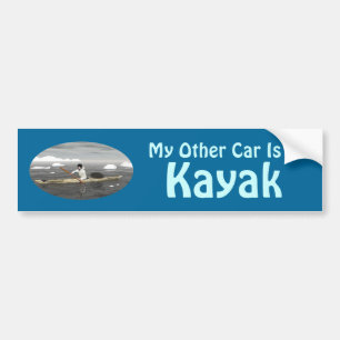 Adesivo Para Carro Meu Outro Carro É Um Kayak
