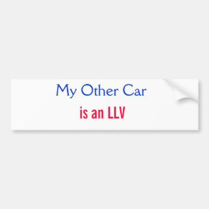 Adesivo Para Carro Meu outro carro, é um LLV