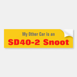 Adesivo Para Carro Meu outro carro é um, SD40-2 Snoot