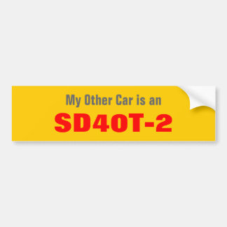 Adesivo Para Carro Meu outro carro é um, SD40T-2