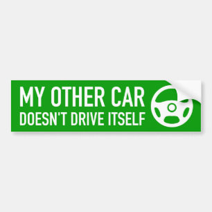 Adesivo Para Carro Meu outro carro não se conduz
