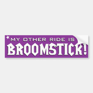 Adesivo Para Carro Meu outro passeio é um Broomstick