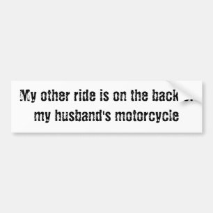 Adesivo Para Carro Meu outro passeio… traseiro da motocicleta do me