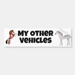 Adesivo Para Carro meus outros veículos, cavalos
