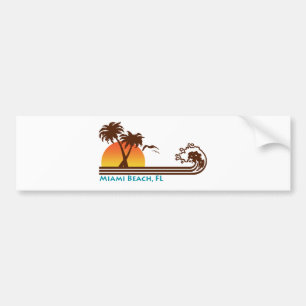 Adesivo Para Carro Miami Beach