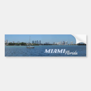 Adesivo Para Carro Miami, Florida Skyline
