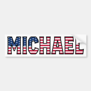 Adesivo Para Carro Michael Name Vorname USA Aufkleber Sticker Auto