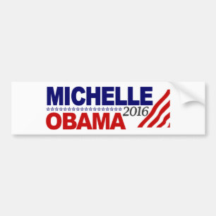Adesivo Para Carro Michelle Obama para o presidente 2016