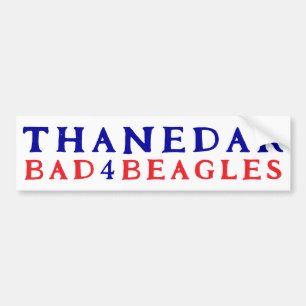 Adesivo Para Carro Michigan Dem Bad 4 Beagles famintos cachorros Than