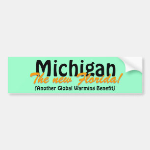 Adesivo Para Carro Michigan o Florida novo