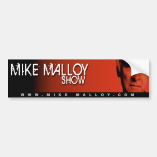 ADESIVO PARA CARRO MICROFONE MALLOY BUMPERSTICKER