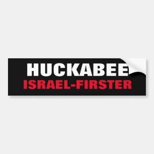 Adesivo Para Carro Mike Huckabee Israel Primeiro Traidor EUA Pollard