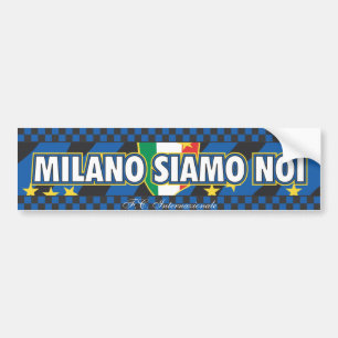 Adesivo Para Carro Milano siamo noi . Inter