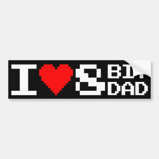 Adesivo Para Carro MIM <3 8BitDad