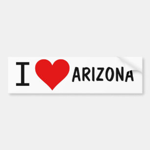 ADESIVO PARA CARRO MIM ARIZONA DO CORAÇÃO