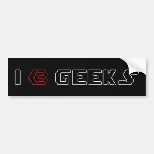 Adesivo Para Carro Mim ARTE dos geeks ASCII do coração