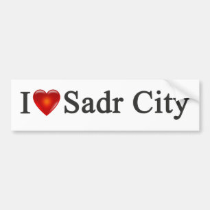Adesivo Para Carro "Mim autocolante no vidro traseiro de Sadr City do