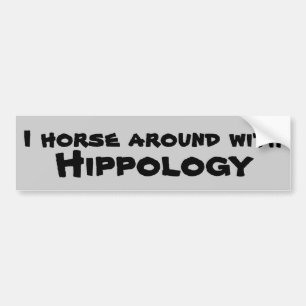 Adesivo Para Carro Mim cavalo ao redor com Hippology