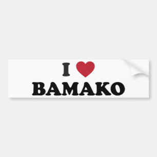 Adesivo Para Carro Mim coração Bamako Mali