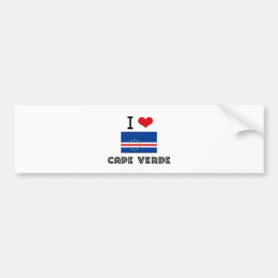 ADESIVO PARA CARRO MIM CORAÇÃO CABO VERDE