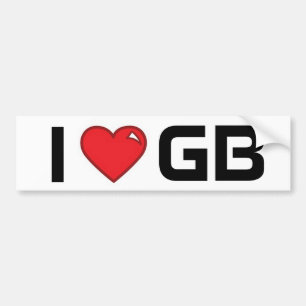 Adesivo Para Carro mim coração gb