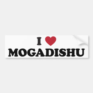 Adesivo Para Carro Mim coração Mogadishu Somália
