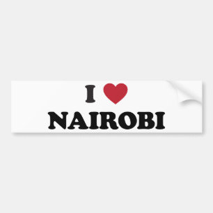 Adesivo Para Carro Mim coração Nairobi Kenya