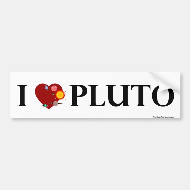 Adesivo Para Carro Mim (coração) Pluto (Frente)