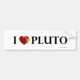 Adesivo Para Carro Mim coração Pluto
