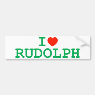 Adesivo Para Carro Mim coração Rudolph