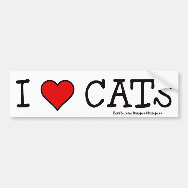 ADESIVO PARA CARRO MIM GATOS DO CORAÇÃO (Frente)