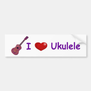 Adesivo Para Carro Mim Ukulele (do coração)
