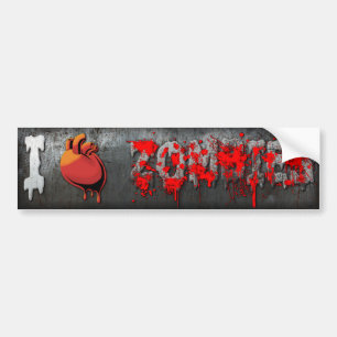 Adesivo Para Carro Mim zombis do coração