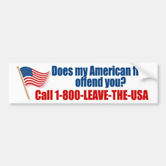Adesivo Para Carro Minha bandeira americana ofende-o?