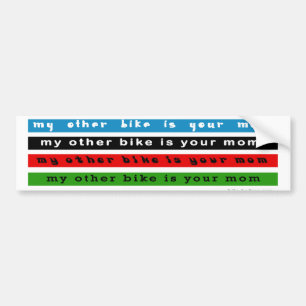 Adesivo Para Carro minha outra bicicleta é sua mamã