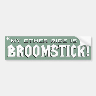 Adesivo Para Carro Minha Outra Viagem é uma Broomstick