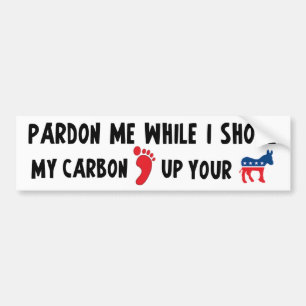 Adesivo Para Carro Minha pegada do carbono