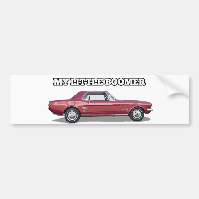 Adesivo Para Carro Minha Pequena Boomer Bumper Sticker (Frente)