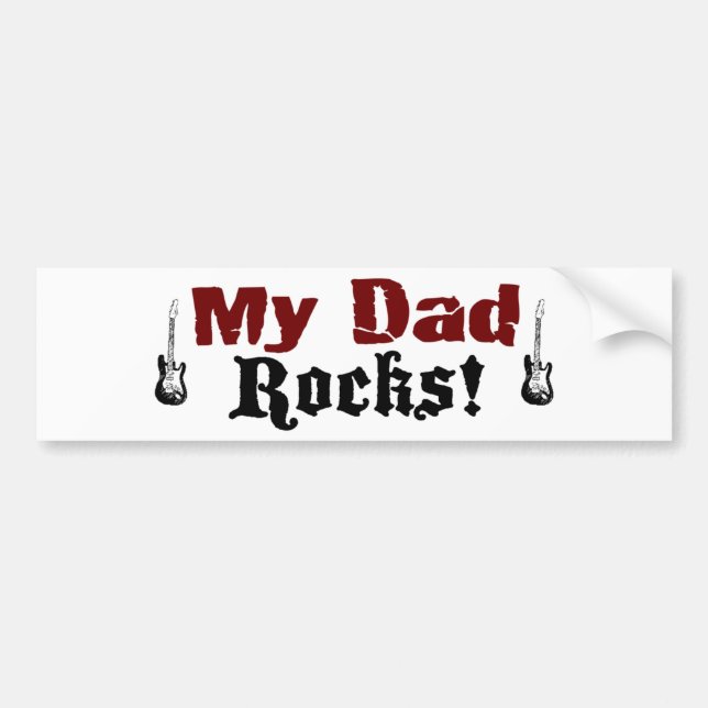 Adesivo Para Carro Minhas rochas do pai (Frente)