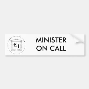 ADESIVO PARA CARRO MINISTRO NO AUTOCOLANTE NO VIDRO TRASEIRO DA