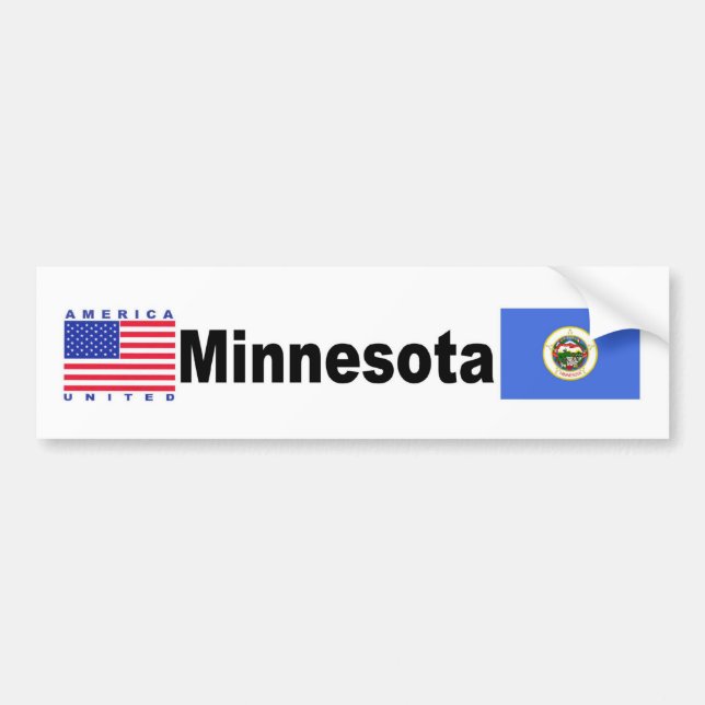 Adesivo Para Carro Minnesota (Frente)