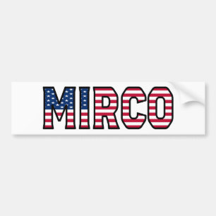 Adesivo Para Carro Mirco Name Vorname USA Aufkleber Sticker Auto